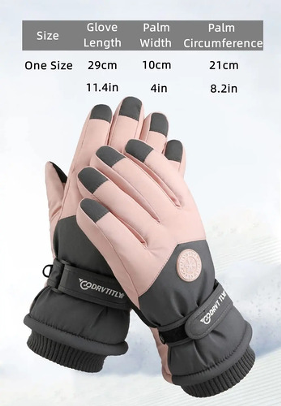 Guantes Invierno Con Pantalla Táctil Para Moto Impermeables 15