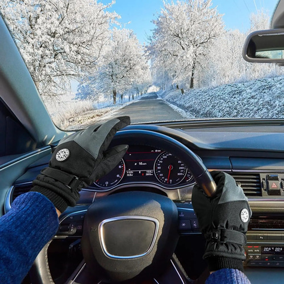 Guantes Invierno Con Pantalla Táctil Para Moto Impermeables 19