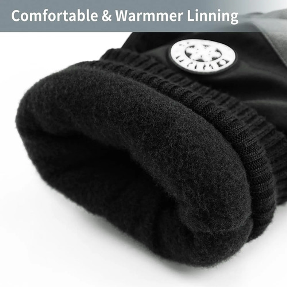 Guantes Invierno Con Pantalla Táctil Para Moto Impermeables 20