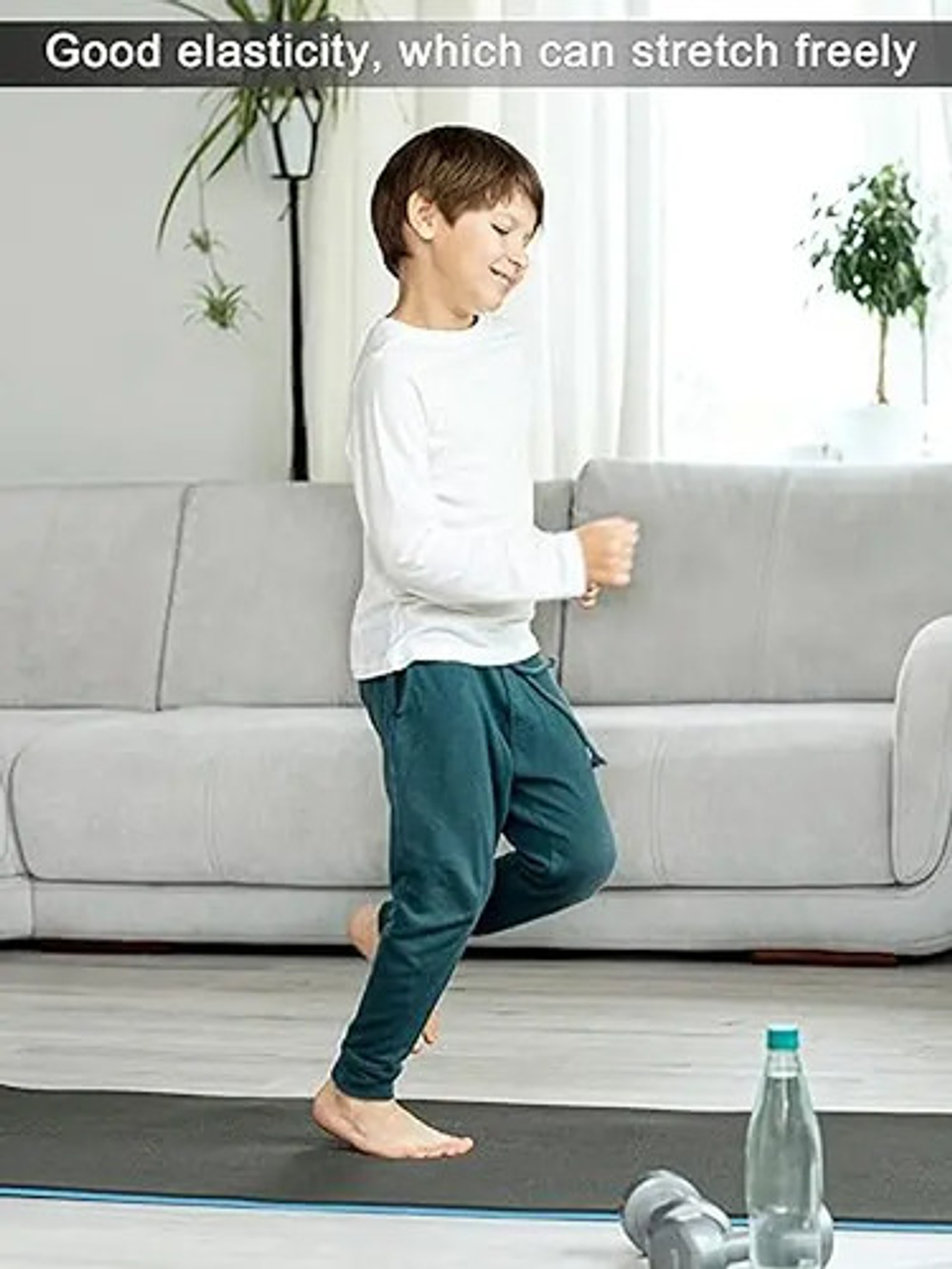 Pack 3 Camisetas Niños Blancas Algodón Con Bambú Manga Larga 2