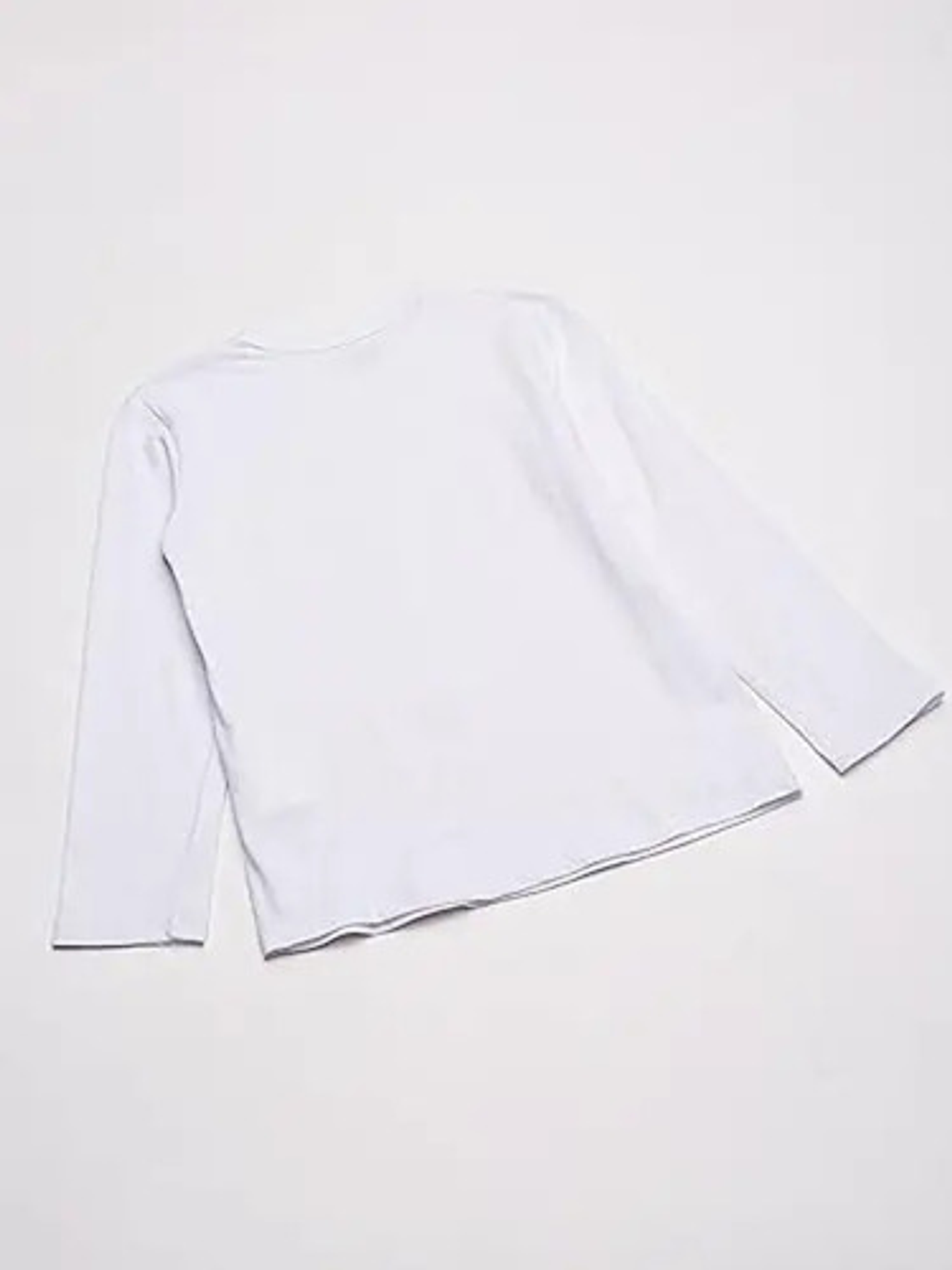 Pack 3 Camisetas Niños Blancas Algodón Con Bambú Manga Larga 8