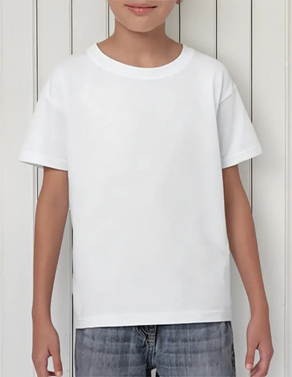 Pack 3 Camisetas Niños Blancas Algodón Con Bambú Manga Larga 11