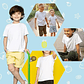 Pack 3 Camisetas Niños Blancas Algodón Con Bambú Manga Larga - Miniatura 12