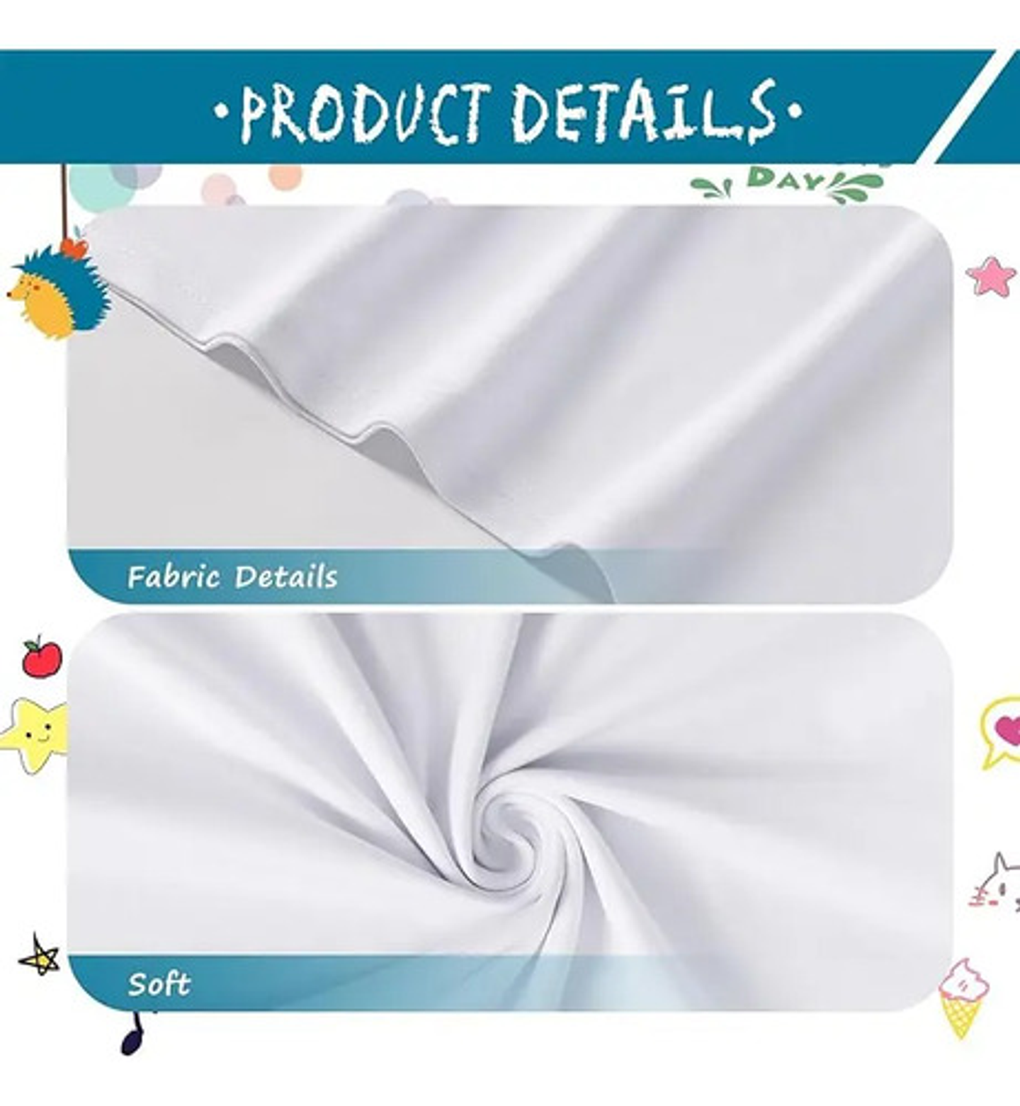 Pack 3 Camisetas Niños Blancas Algodón Con Bambú Manga Larga 13