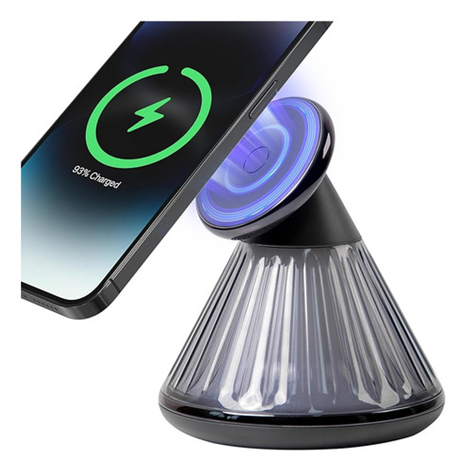 Cargador Inalámbrico 15w Carga Rápida Soporte De Celular 1