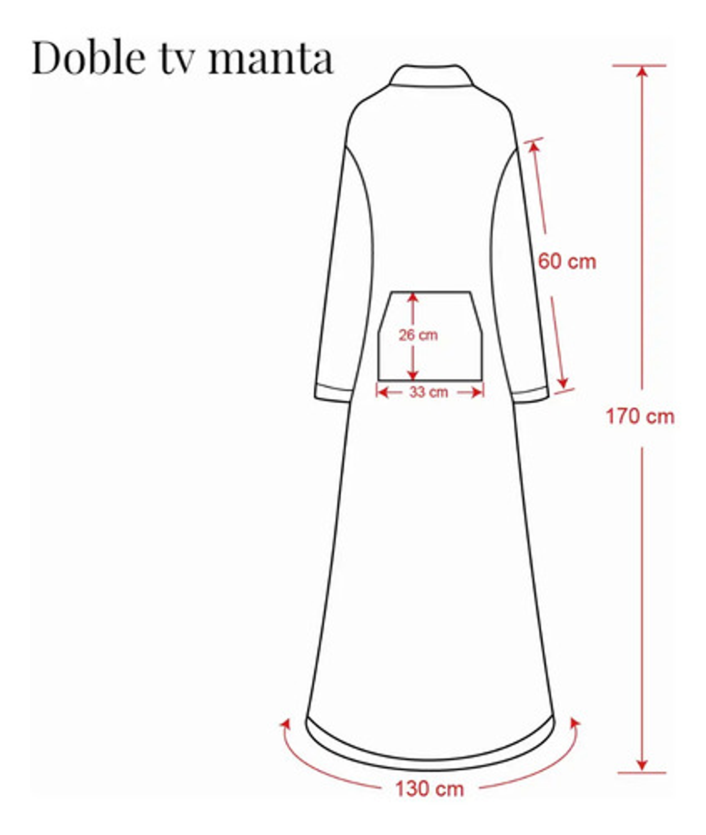 Manta De Sherpa Chiporro Con Mangas Y Bolsillo Para Los Pies 30