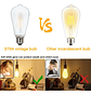 Ampolletas Vintage Esmeriladas Led E27 Luz Blanco Cálido X10 - Miniatura 4