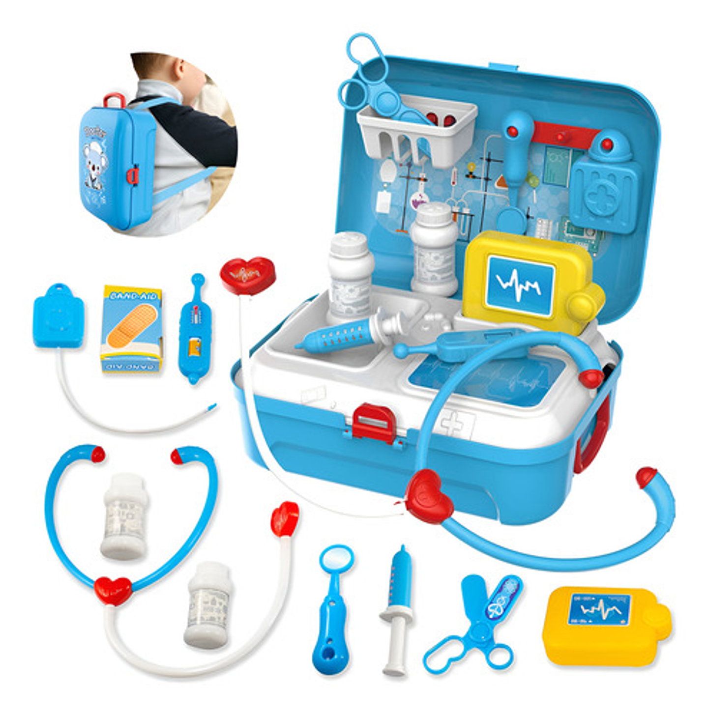 Maletin Doctor De Juguete, Set Medico Doctor Niños 1