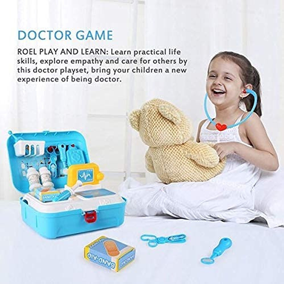 Maletin Doctor De Juguete, Set Medico Doctor Niños 5