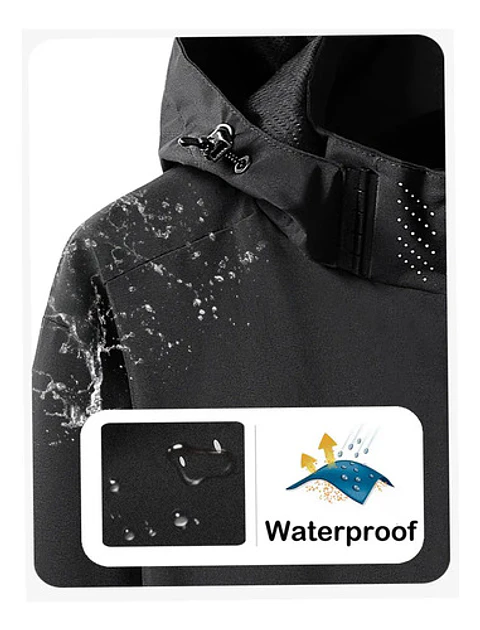 Chaqueta Corta Viento Termica Impermeable Outdoor Hombre