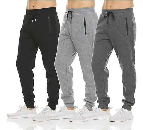 3x Pantalones Buzo Jogger Fit Deportivo Hombre Algodón