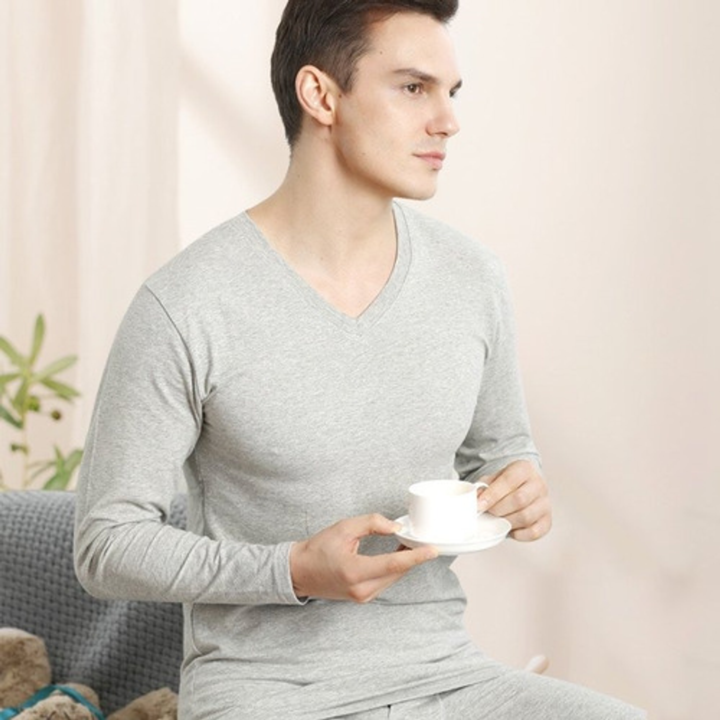 Pack 6 Camiseta Hombre Varón Bambú Sin Polar 8