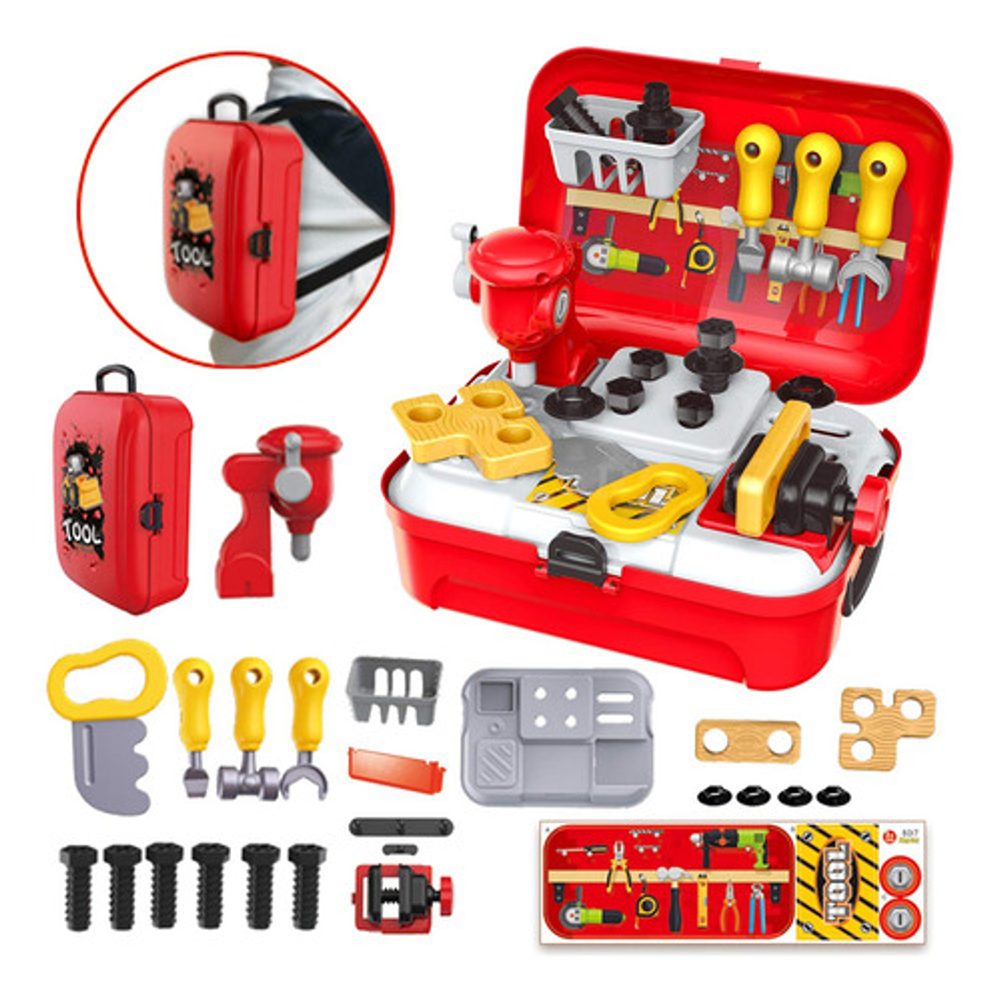 Kit Juguetes De Maleta Maquillaje Cosmético 20