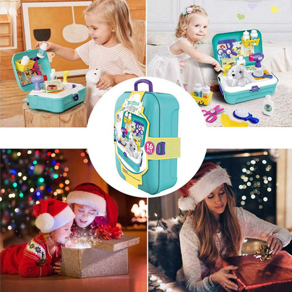 Kit Juguetes De Maleta Maquillaje Cosmético 31