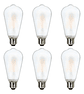 Ampolletas Vintage Esmeriladas Led E27 Luz Blanco Cálido X6 - Miniatura 1