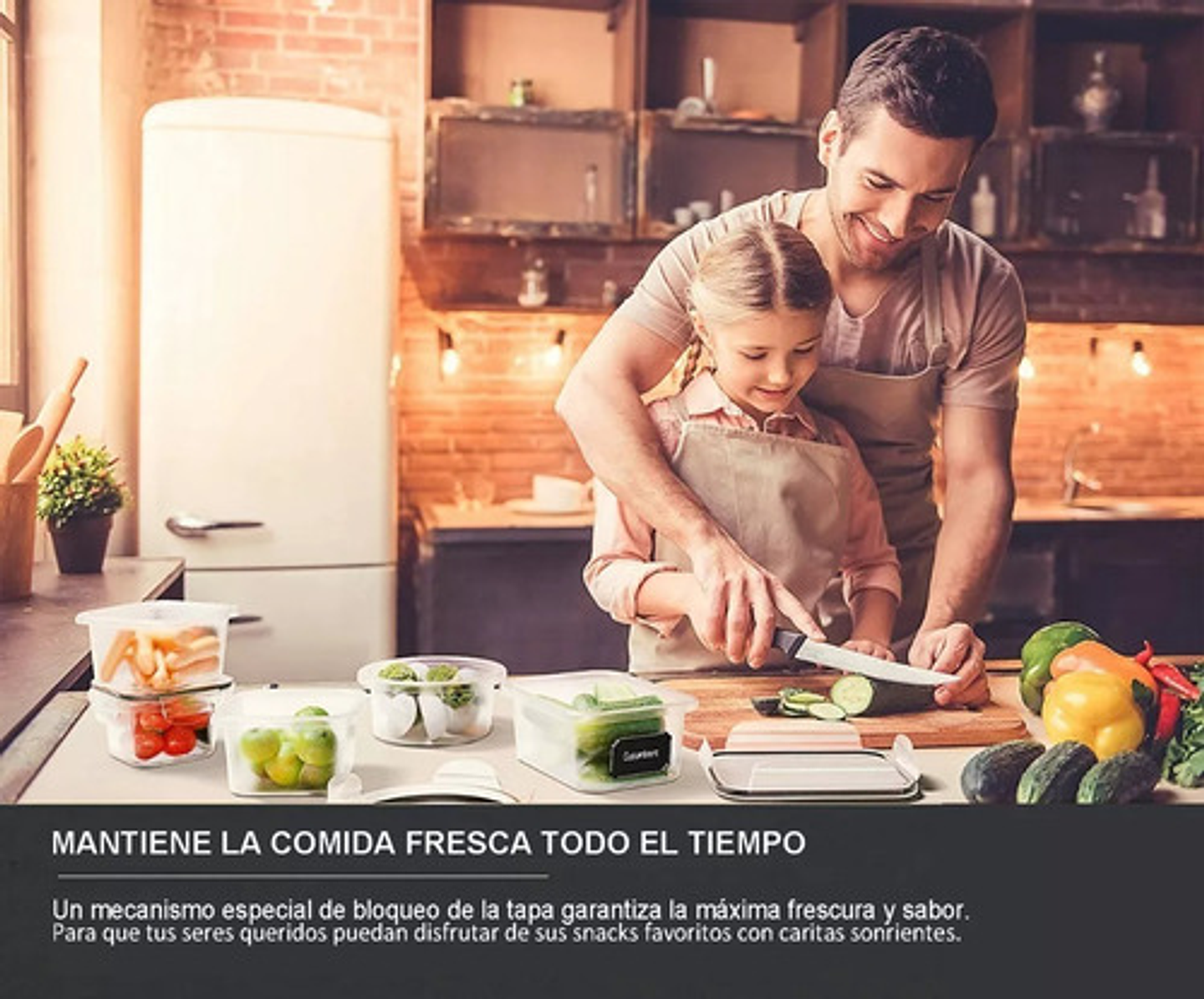 12 Tapper Tuper Herméticos Para Comida Ensalada Nevera Blanco 7