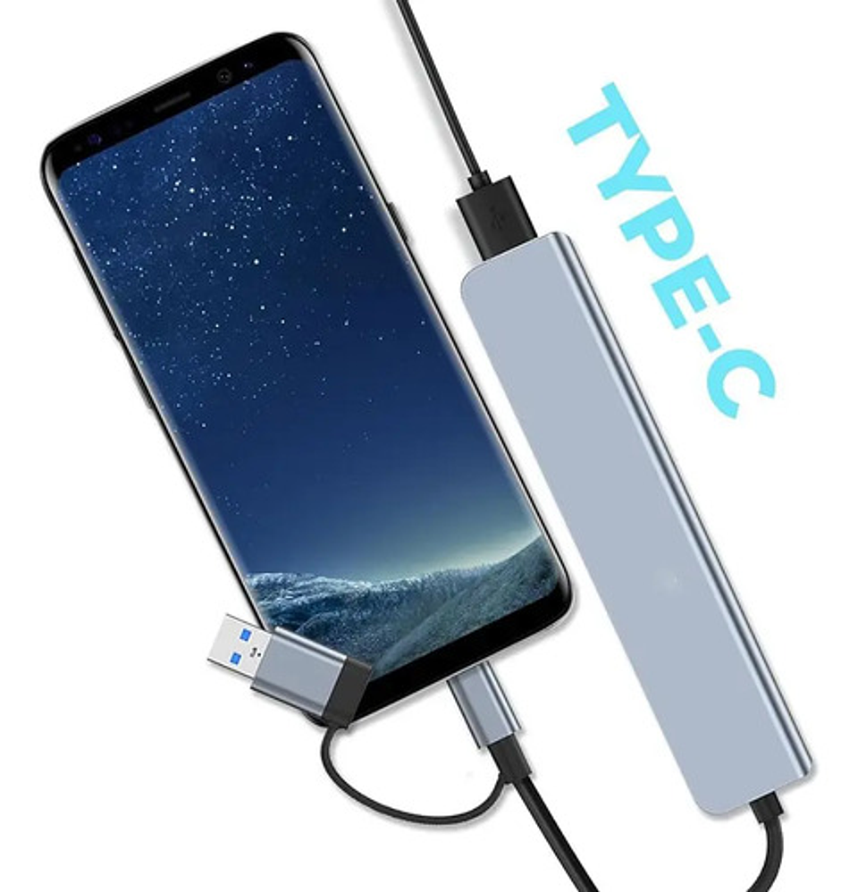 Hub Adaptador Usb Tipo C 8 En 1 Para Mac Macbook Windows 3