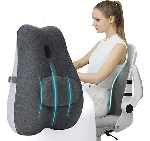 Cojín Lumbar Ortopédico Para Espalda Soporte Dorsal