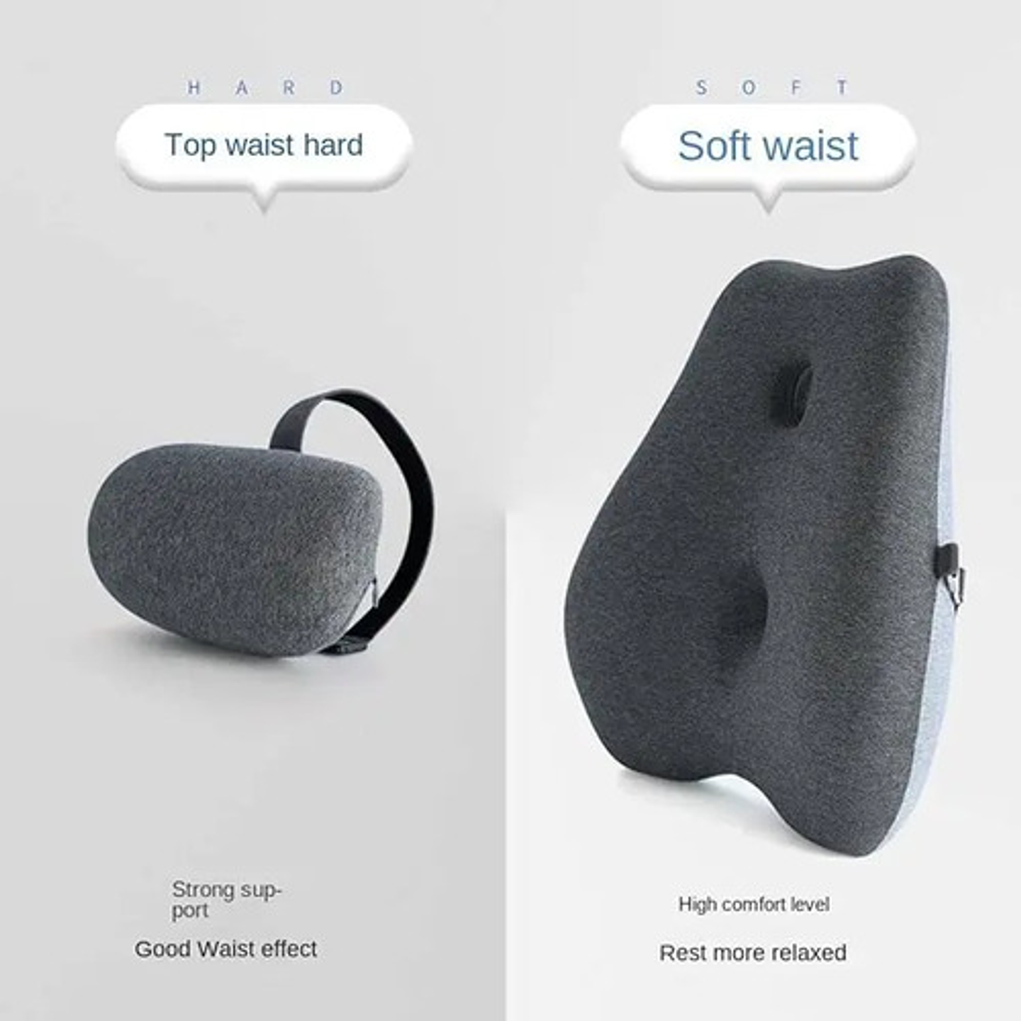 Cojín Lumbar Ortopédico Para Espalda Soporte Dorsal 3