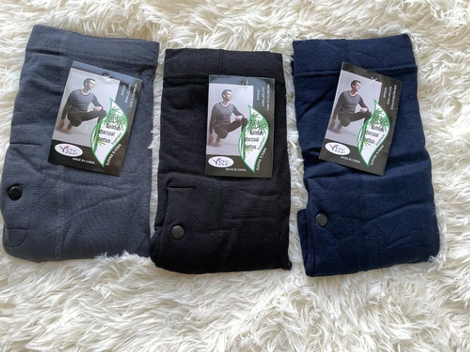 Pack 2 Calzas Polar Hombre . Con Bamboo . Elástico Y Elegant 4