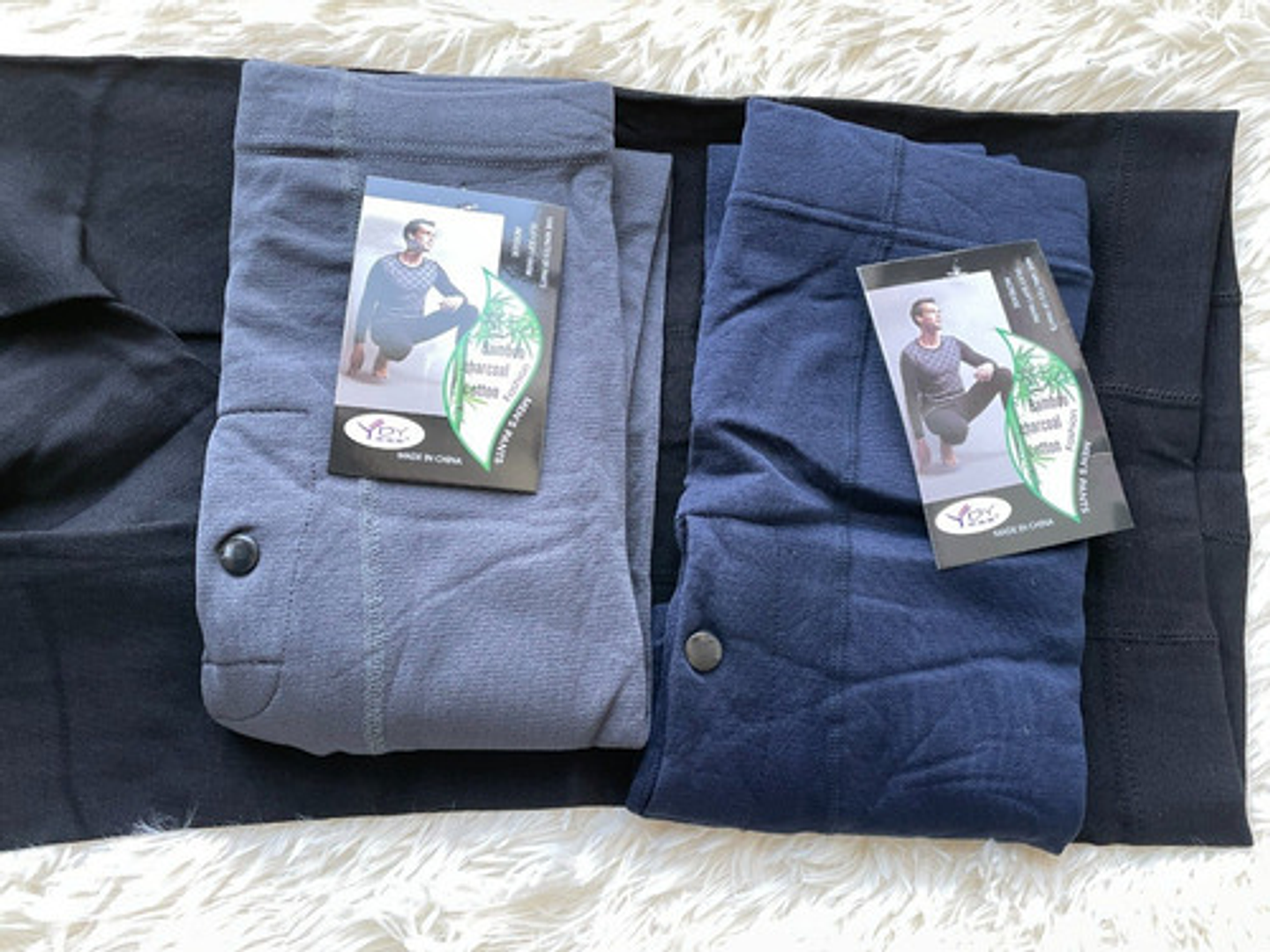 Pack 2 Calzas Polar Hombre . Con Bamboo . Elástico Y Elegant 8