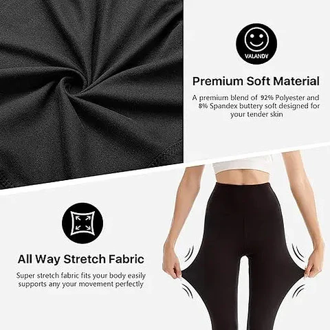 Pack 6 Calzas Sin Costura Suave Tiro Alto Leggins Para Mujer