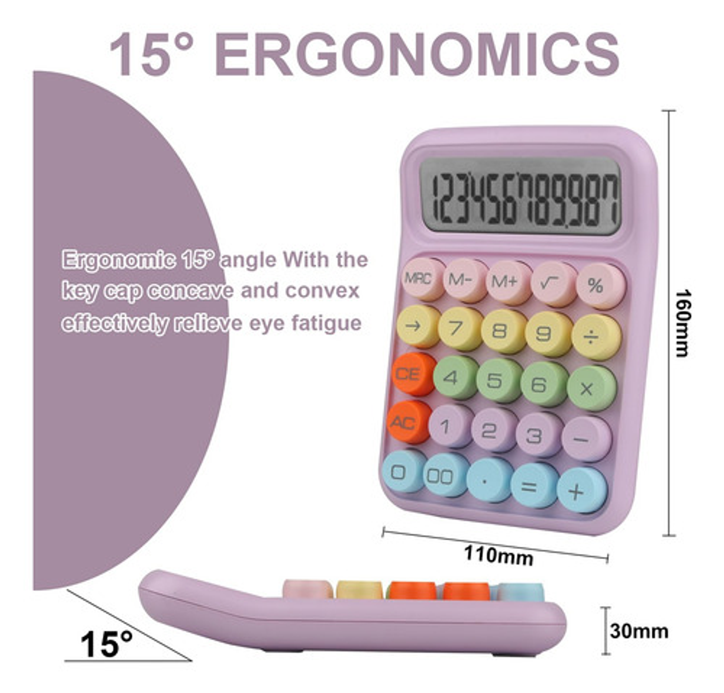 Calculadora Científica Inteligente 240 Funcional 12 Digito 2