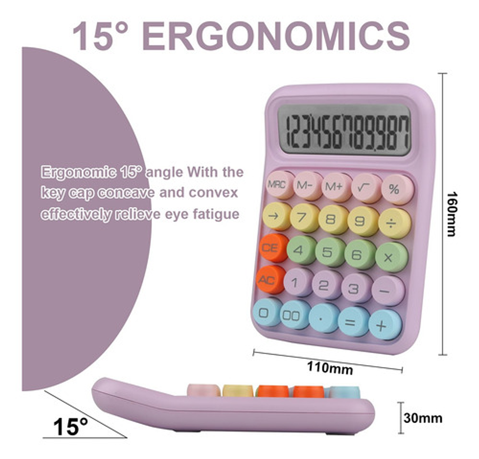 Calculadora Científica Inteligente 240 Funcional 12 Digito 2