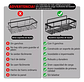 Organizador De Ducha Repisa Baño Adhesivo Set 8 Inoxidable - Miniatura 3