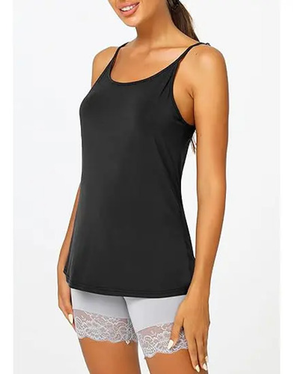 Pack 6 Camiseta Sin Mangas Para Mujer Fibra Bambú Camisola 4