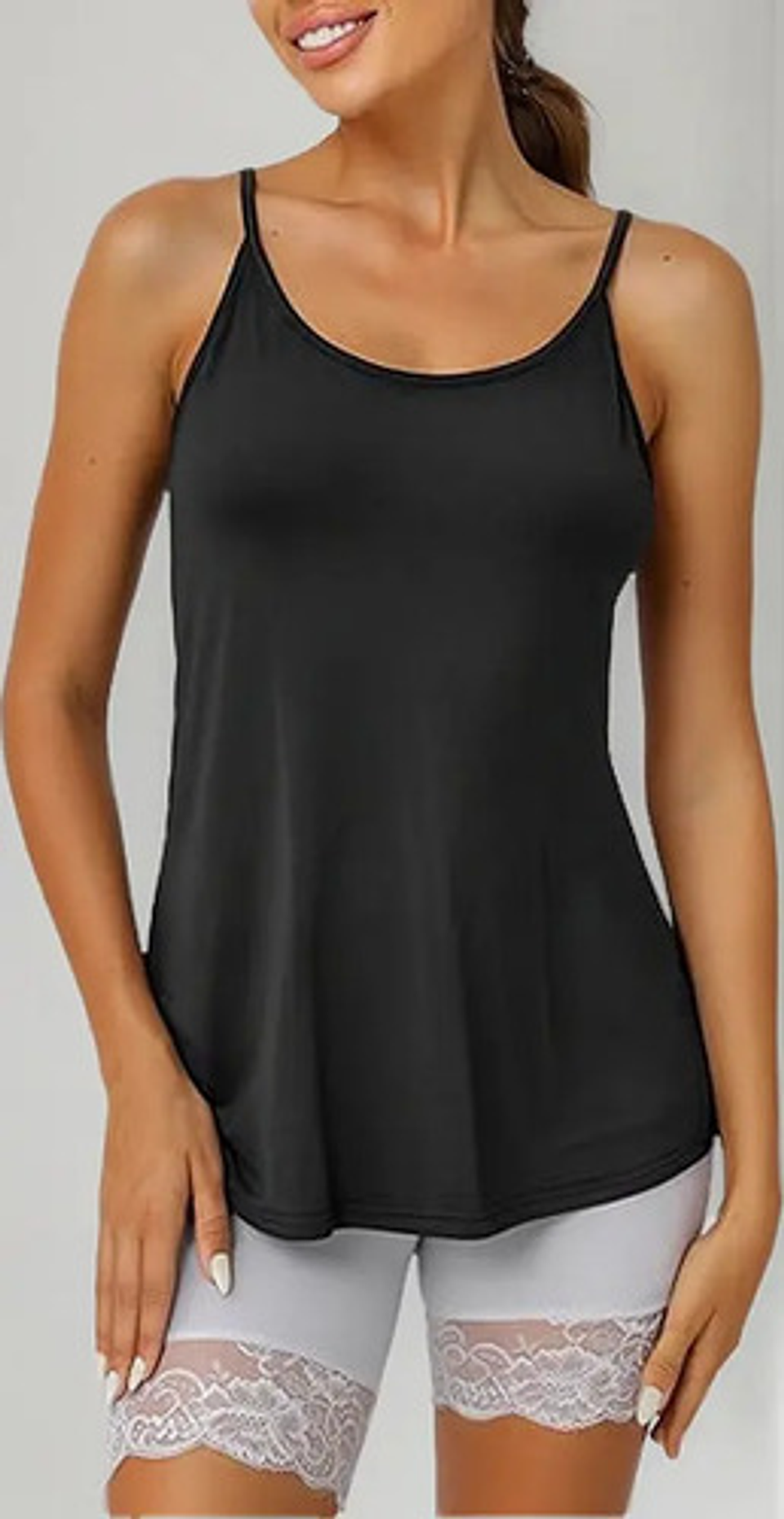 Pack 6 Camiseta Sin Mangas Para Mujer Fibra Bambú Camisola 10