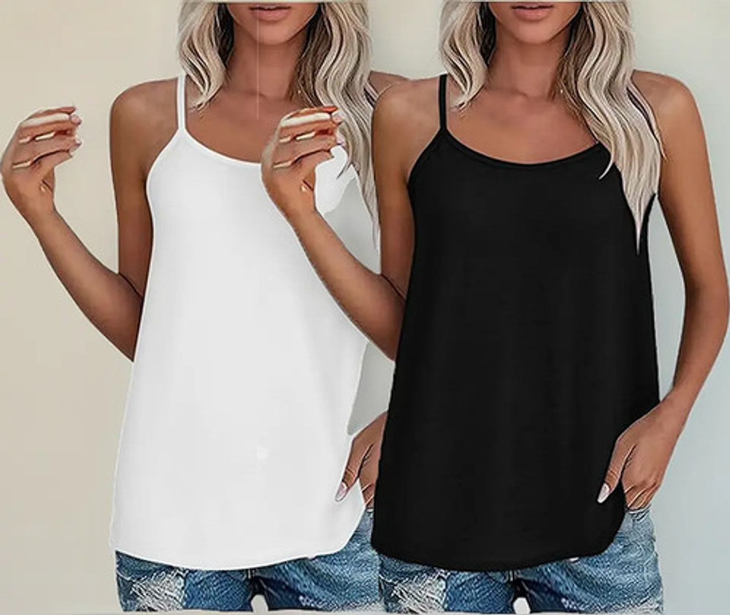 Pack 6 Camiseta Sin Mangas Para Mujer Fibra Bambú Camisola 13