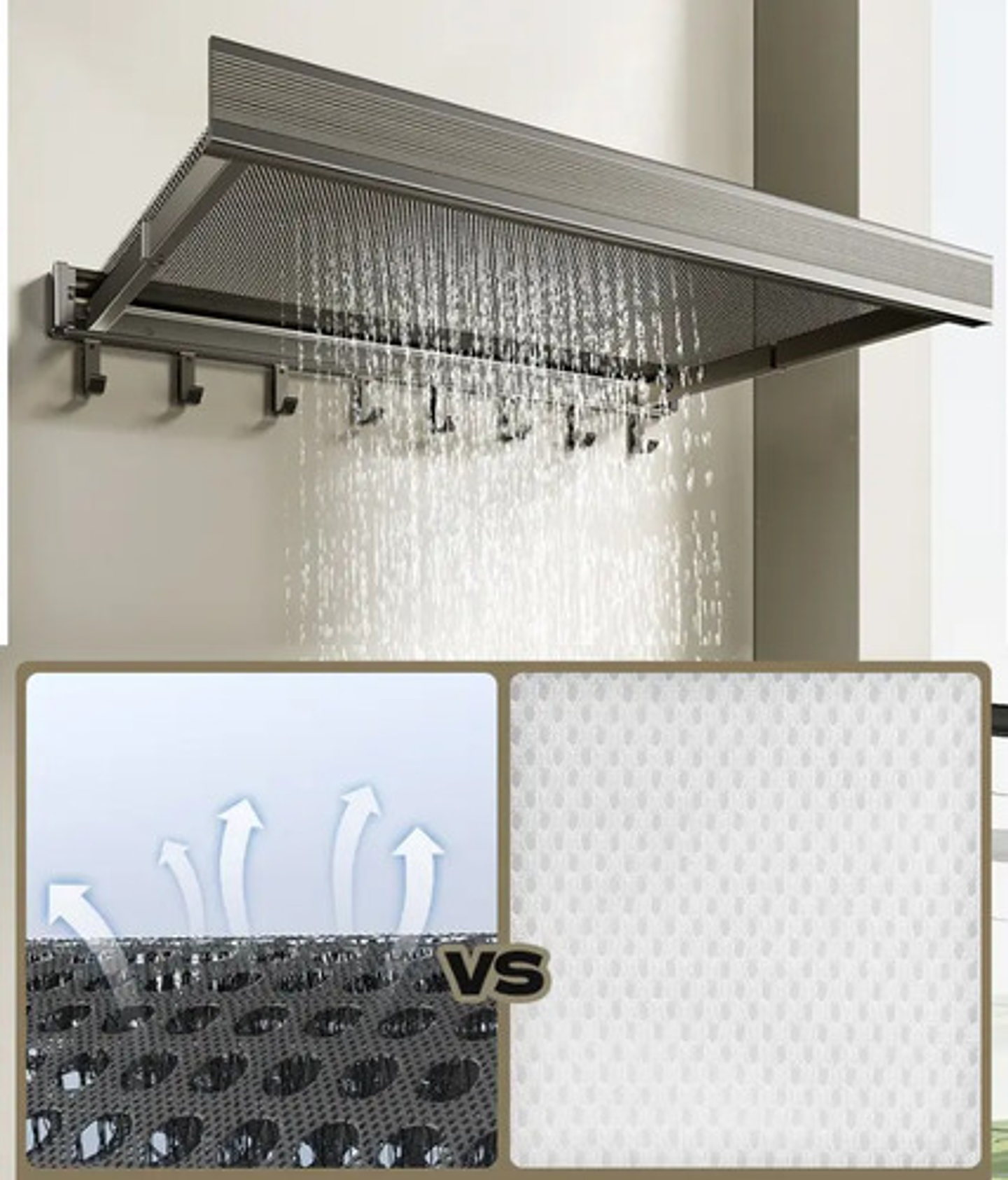 Tendedero Plegable De Pared Colgador Secador Ropa Retractil 8