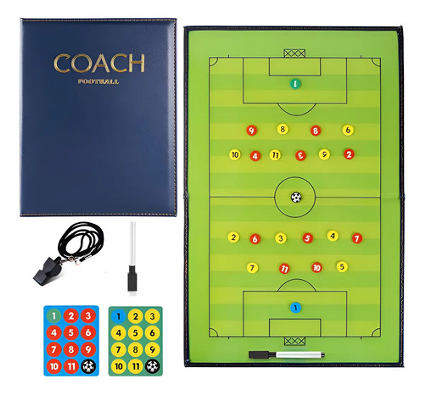 Pizarra Táctica De Fútbol Tablero De Entrenamiento Magnética 1