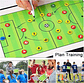 Pizarra Táctica De Fútbol Tablero De Entrenamiento Magnética - Miniatura 2