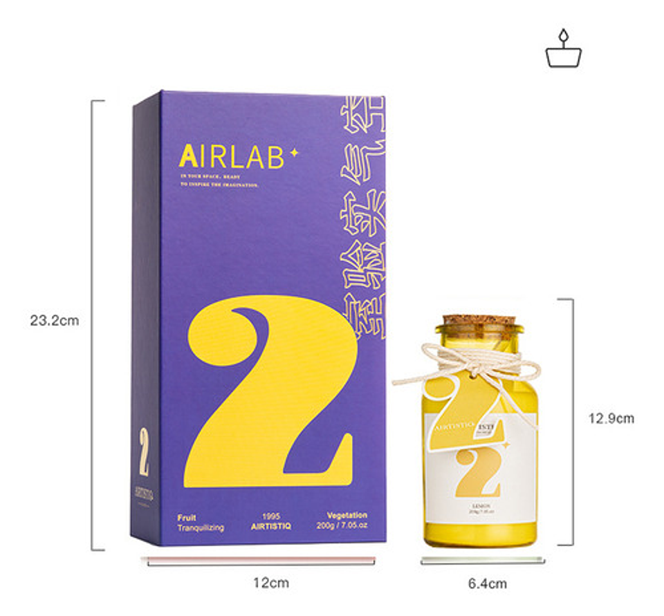 Vela Aromática 200g En Frasco Decoración Set De Regalo 4