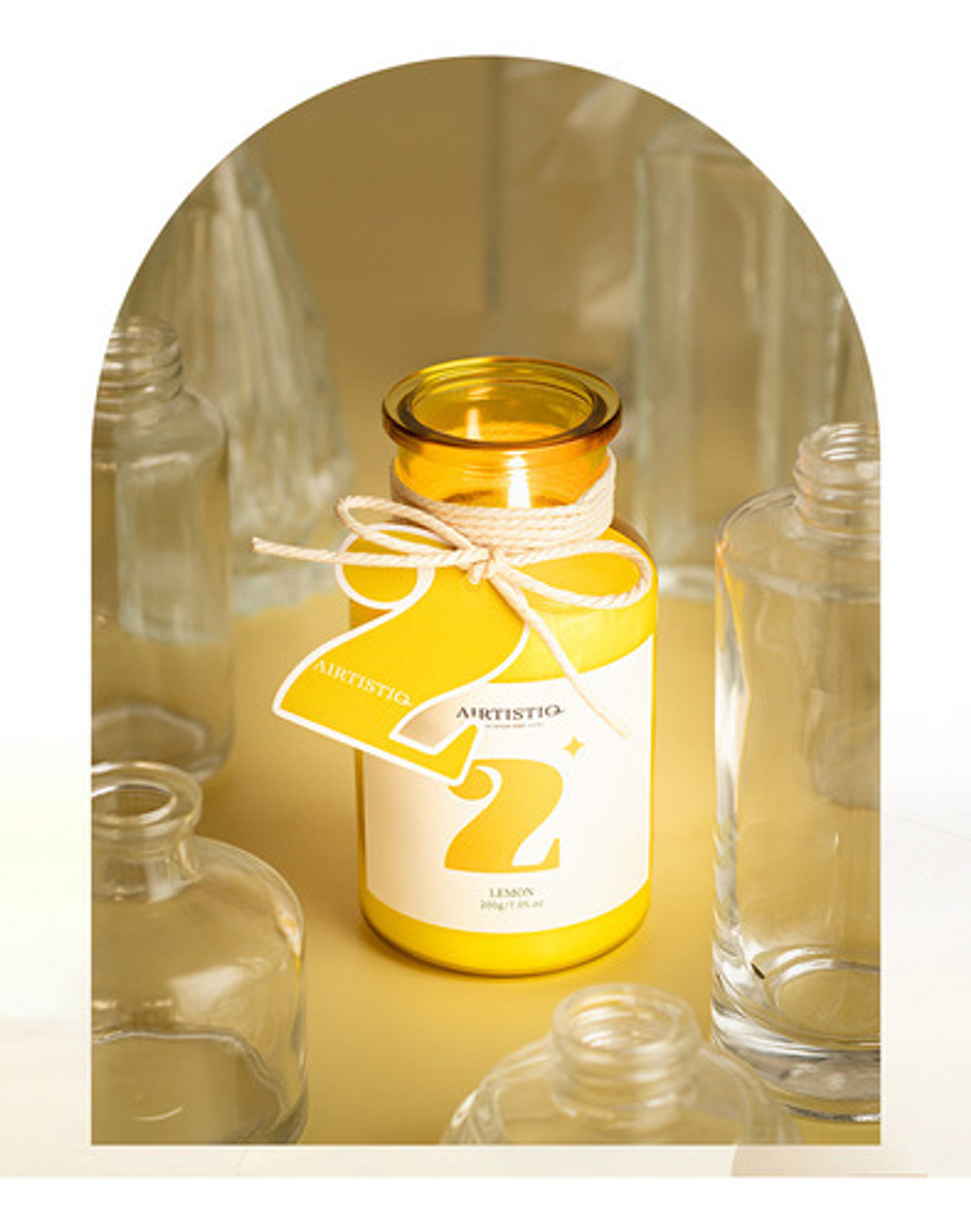 Vela Aromática 200g En Frasco Decoración Set De Regalo 9