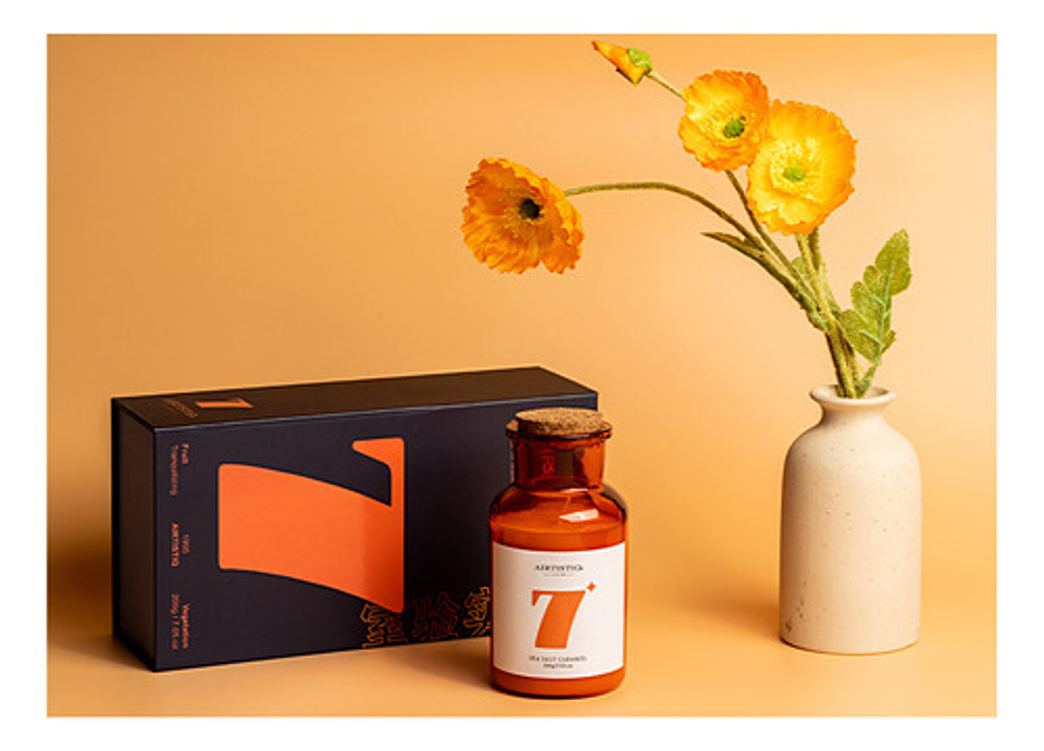 Vela Aromática 200g En Frasco Decoración Set De Regalo 22