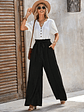 Pantalón Palazzo Mujer Elegantes Tiro Alto Pierna Ancha - Miniatura 2