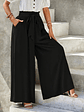 Pantalón Palazzo Mujer Elegantes Tiro Alto Pierna Ancha - Miniatura 11