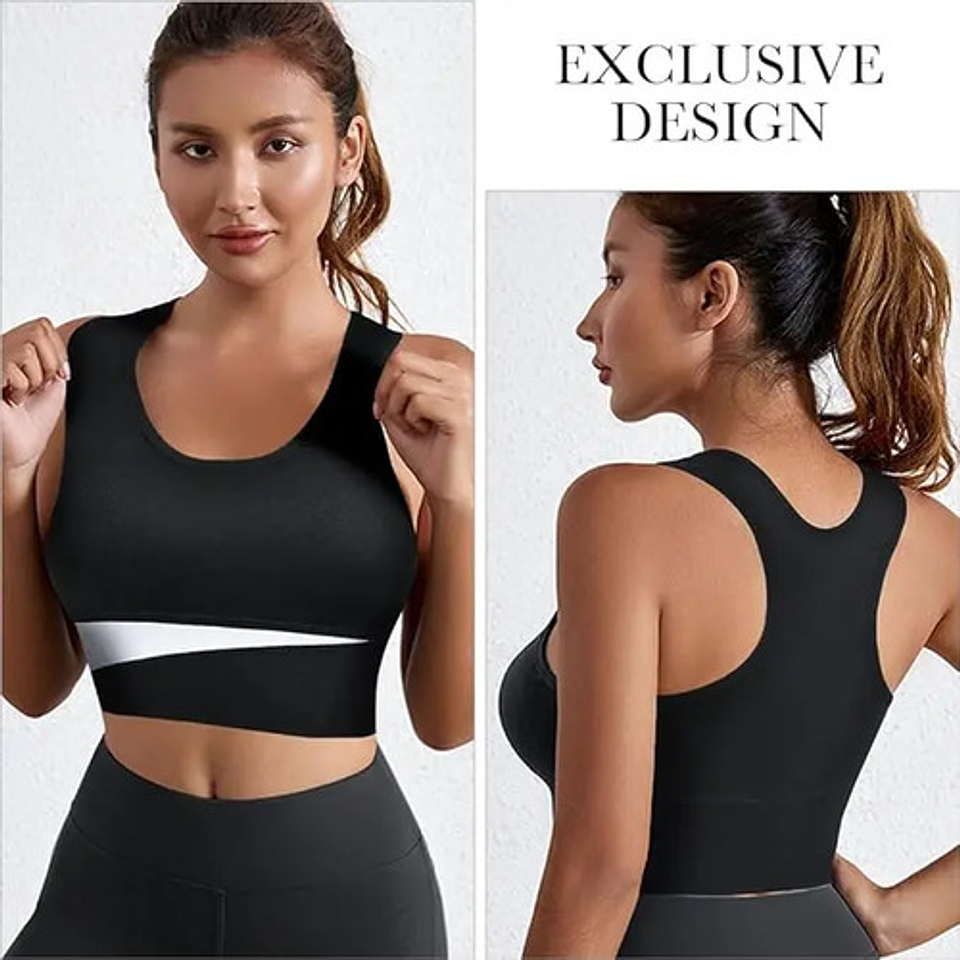 2x Conjunto Deportivo Mujer Short Y Peto Colores Gym Fitness 2