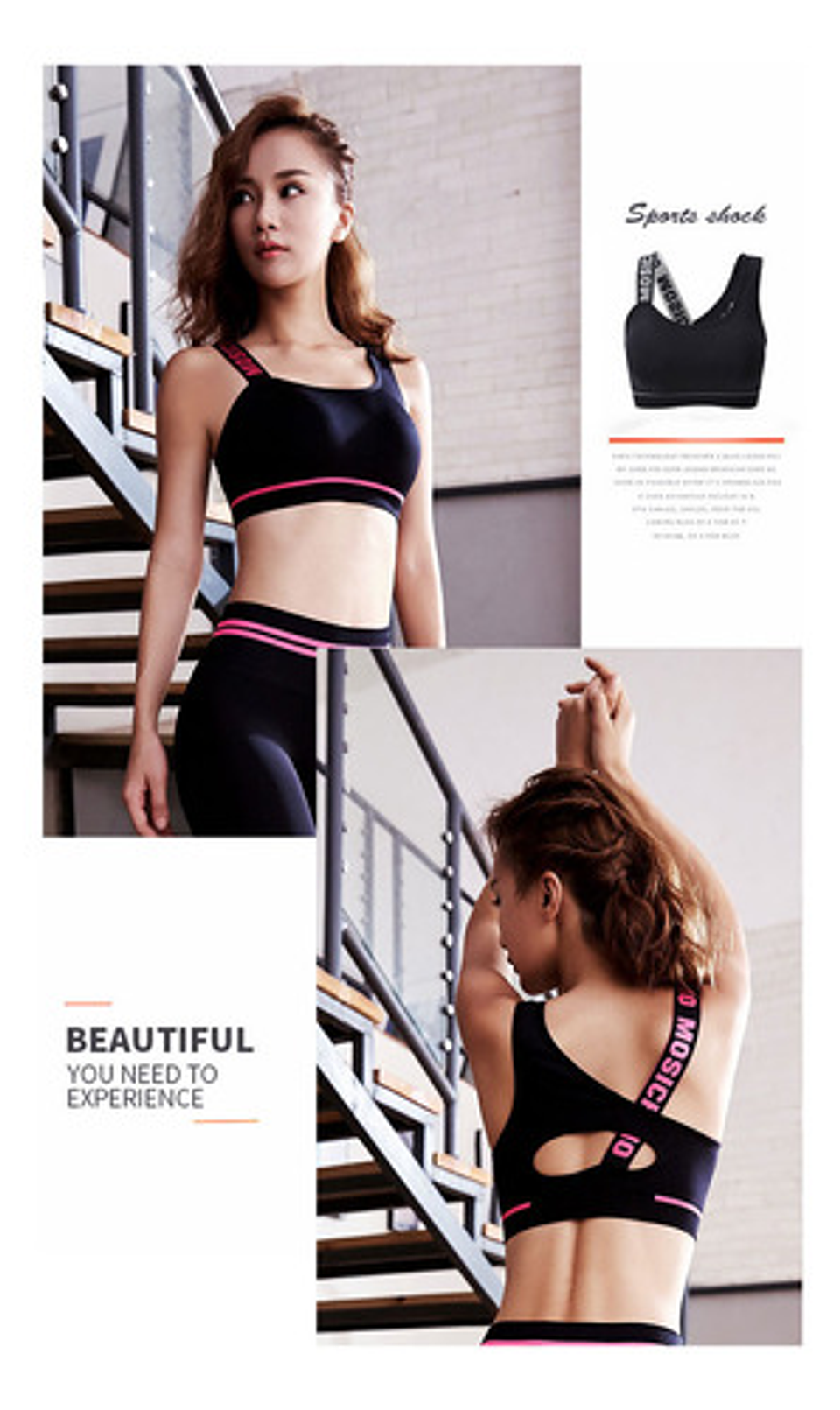 2x Conjunto Deportivo Mujer Short Y Peto Colores Gym Fitness 12