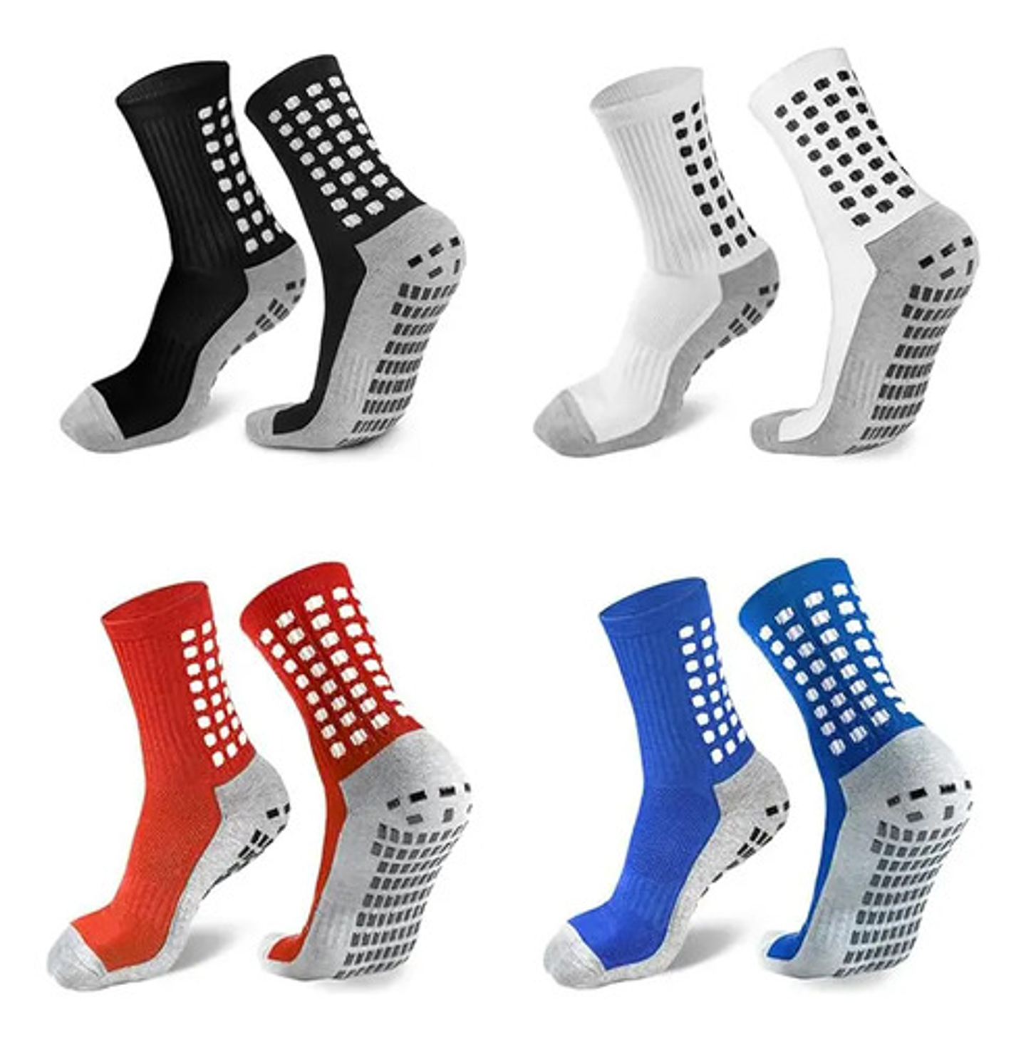 Pack 12 Calcetas De Fútbol Antideslizante, Media Deportiva 1