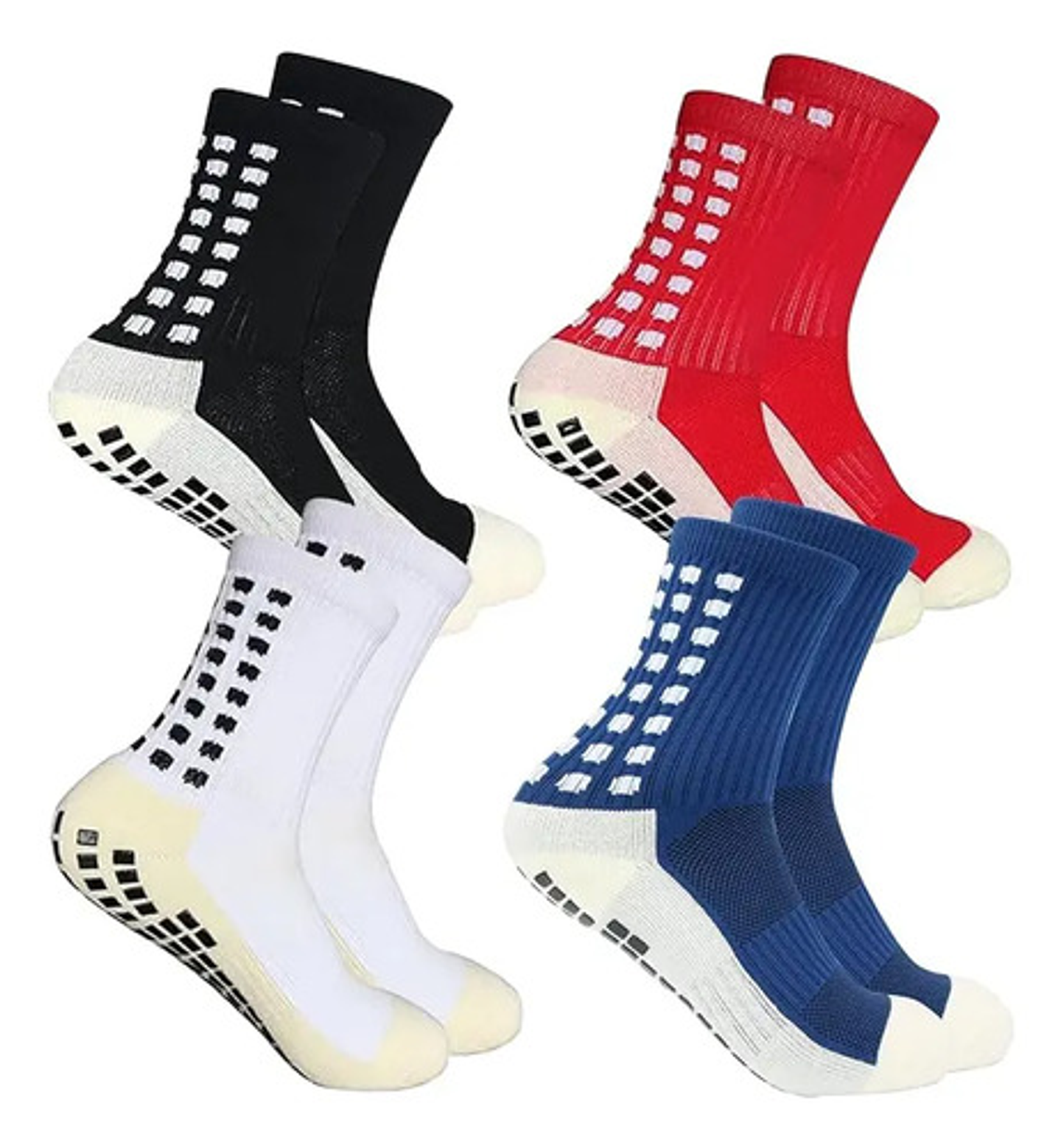 Pack 12 Calcetas De Fútbol Antideslizante, Media Deportiva 9