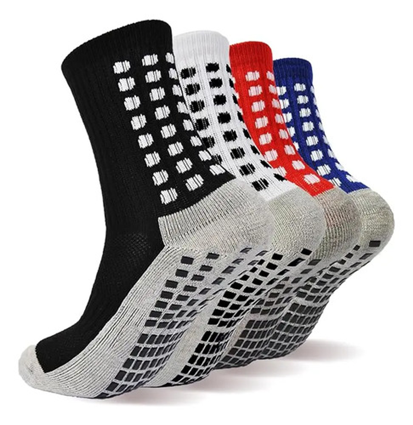 Pack 12 Calcetas De Fútbol Antideslizante, Media Deportiva 10