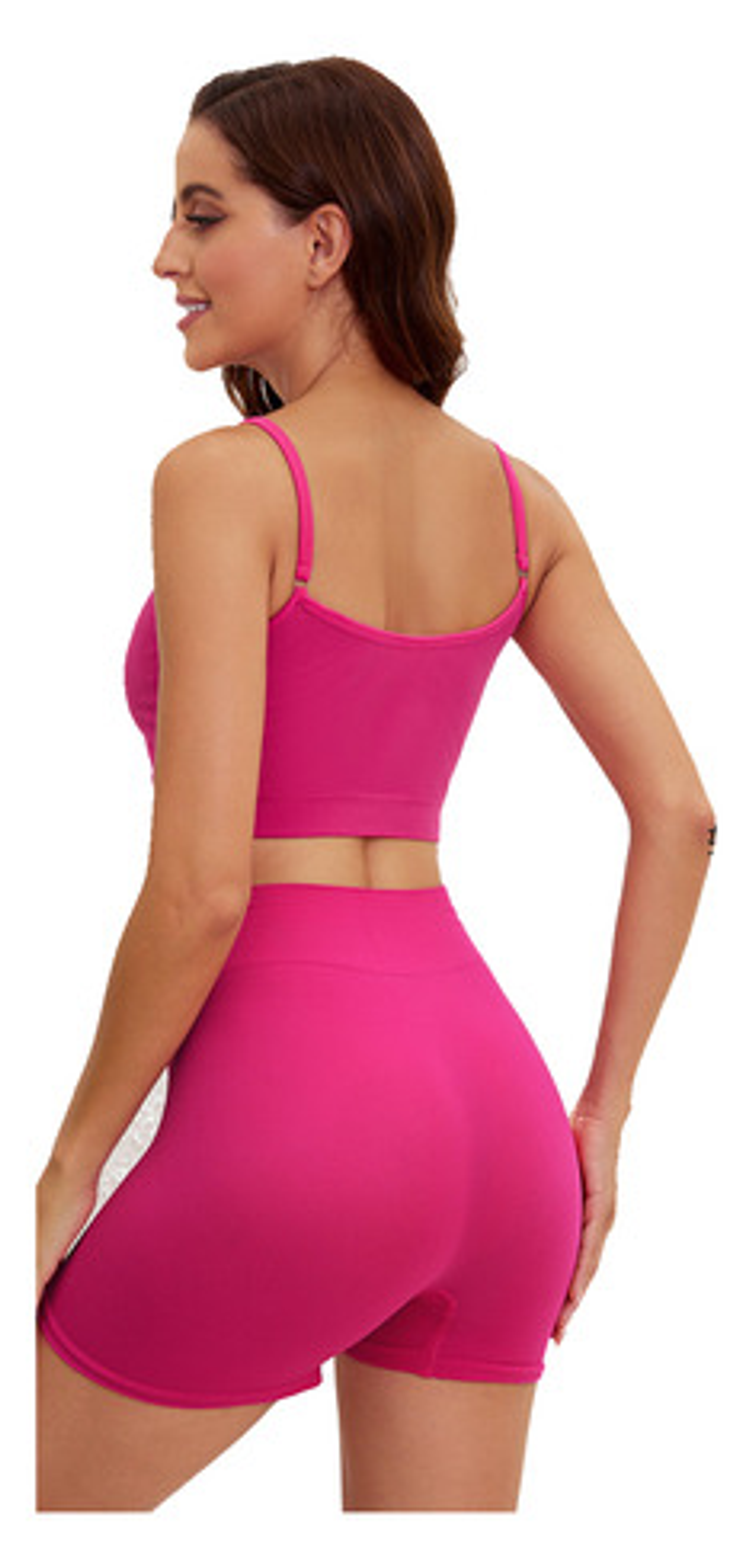 Conjunto Deportivo Mujer,sostén Deportivo Y Shorts X2 15