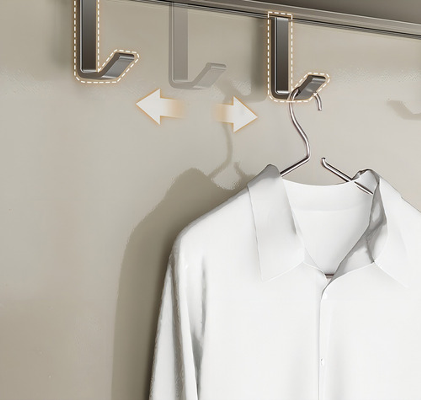 Tendedero Retráctil De Pared Malltradecl Aluminio Gris Para Ropa Interior 3