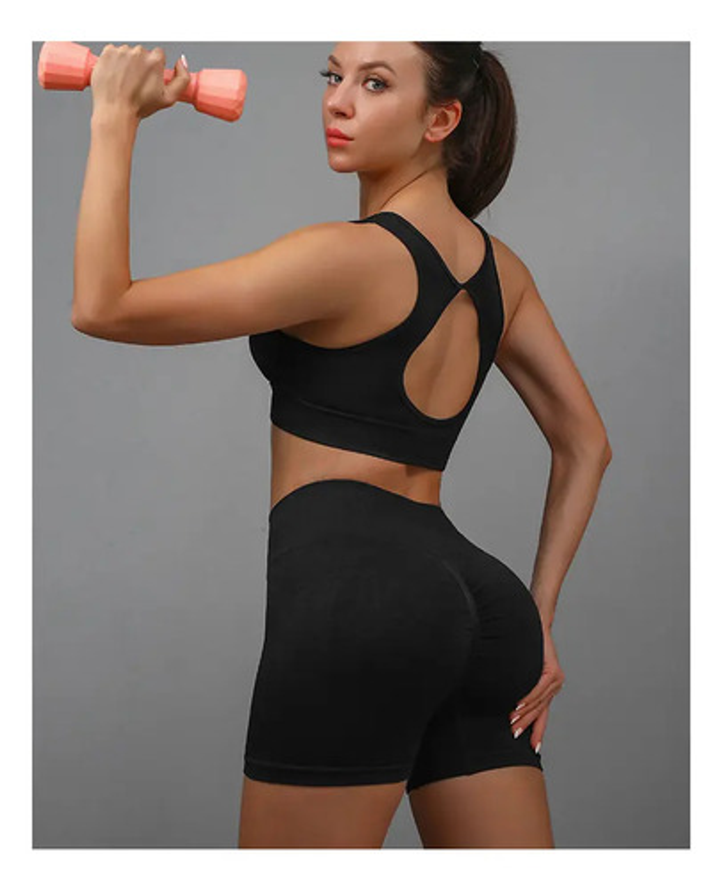 X6 Conjunto Deportivo Mujer Gym Yoga Fitness Top Y Short 8