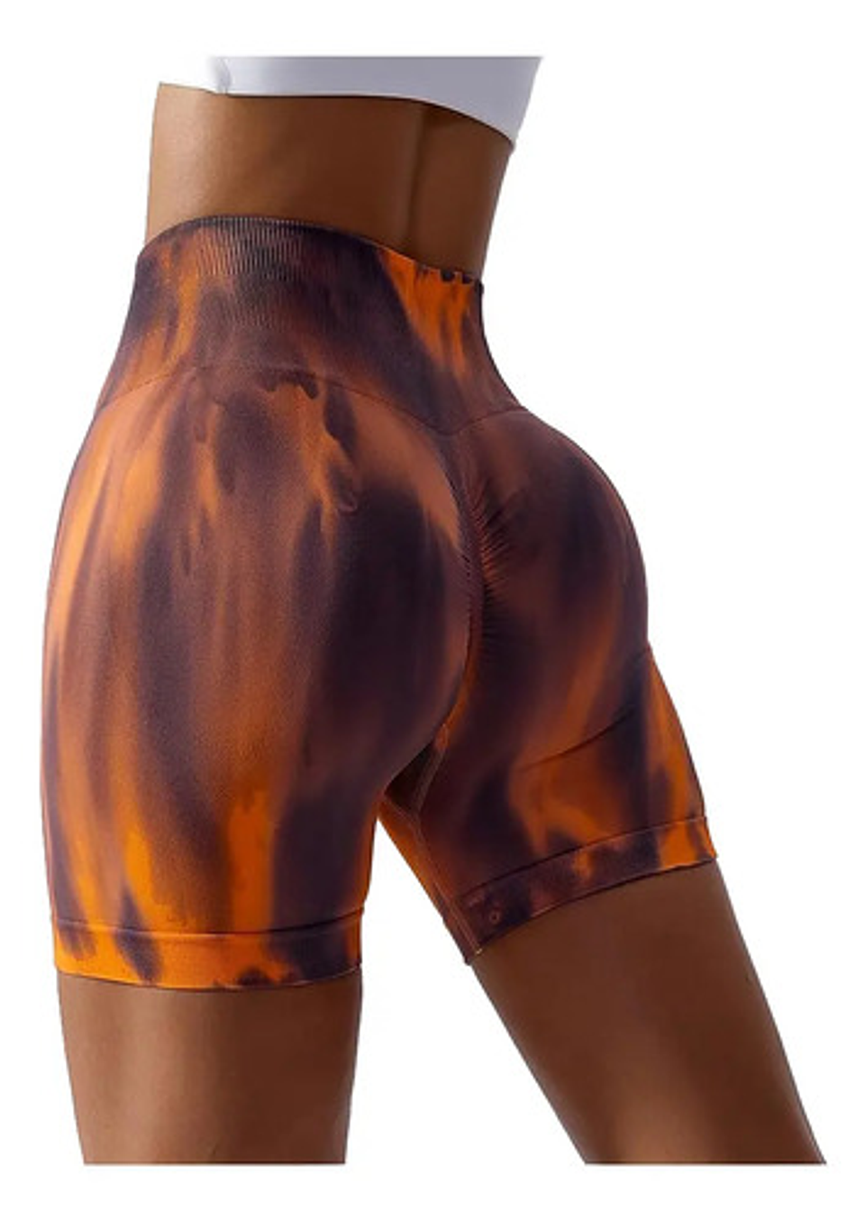 Pack 6 Short Mujer Calzas Cortas Tie Dye, Push Up Deportiva 4