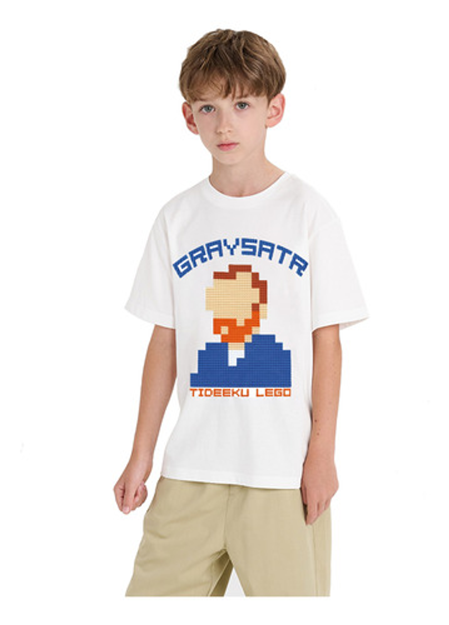 Pack 6 Polera 100% Algodón Para Niños Manga Corte Unisex 3